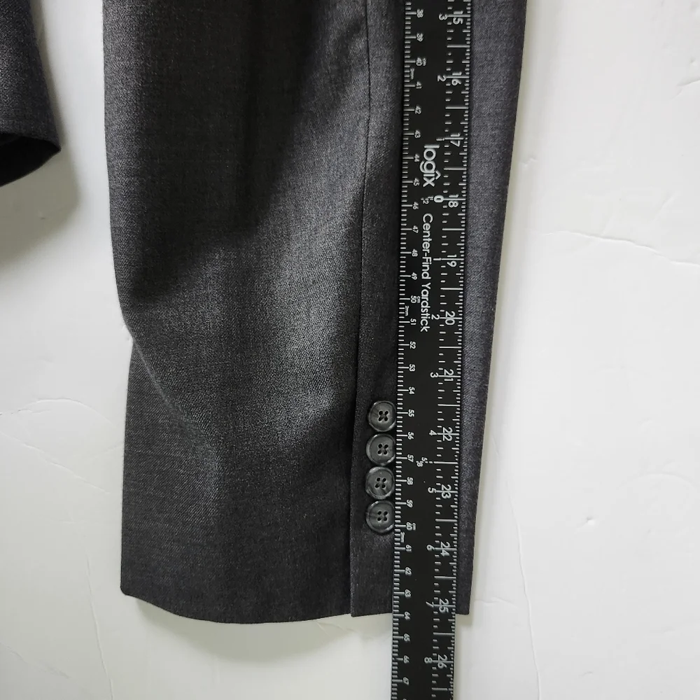 Jos A Bank 48R Charcoal Grey Traveler Blazer Suit Jacket Sport Coat Tailored Fit
